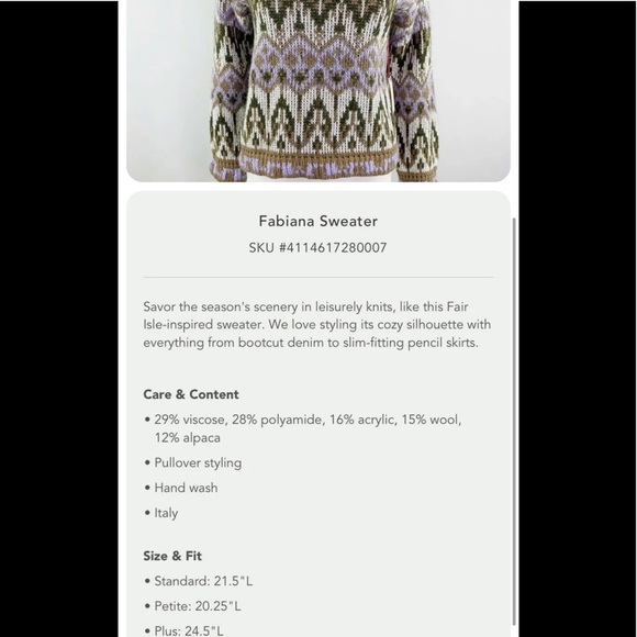 Anthropologie Fabiana sweater - Picture 2 of 2